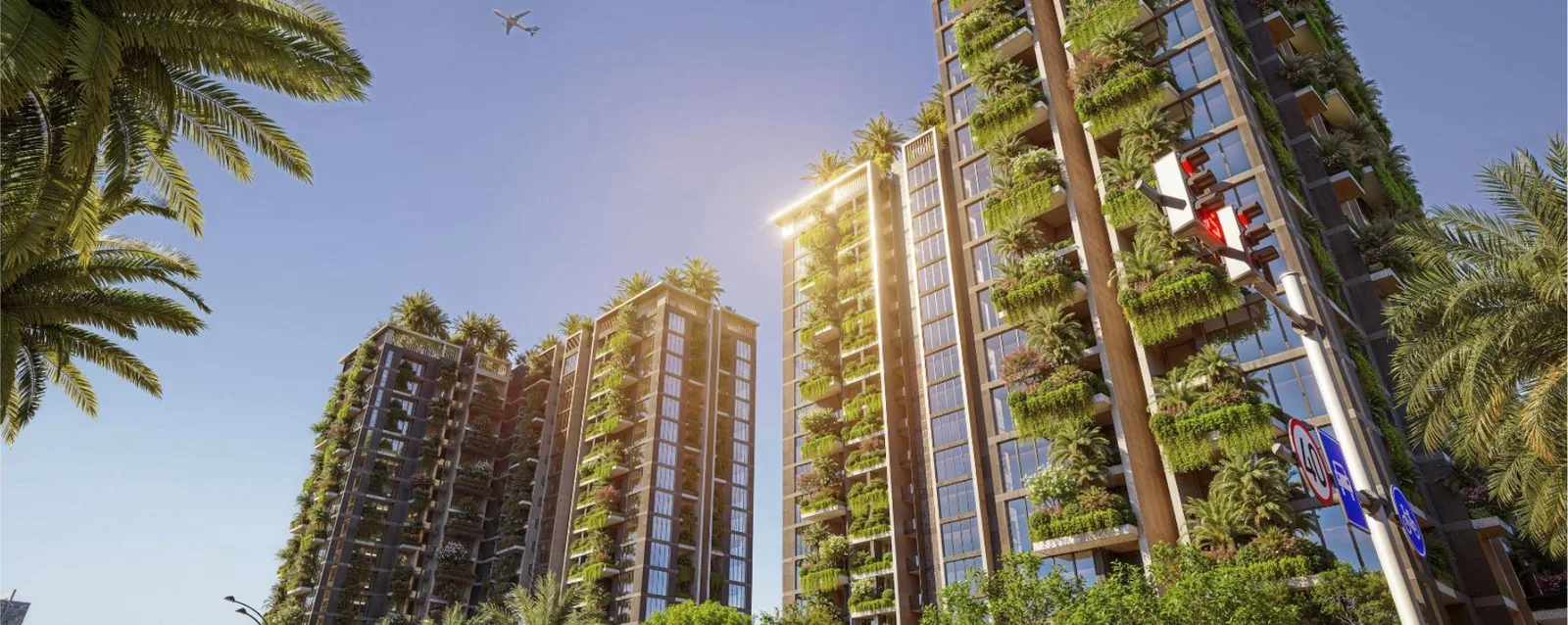 Các tòa căn hộ rừng thẳng đứng Forest in the Sky tại Flamingo Cổ Loa